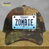 Zombie Missouri Novelty License Plate Hat Cotton / Camoflauge