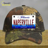 Naperville Illinois Novelty License Plate Hat Cotton / Camoflauge