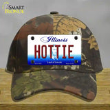 Hottie Illinois Novelty License Plate Hat Cotton / Camoflauge