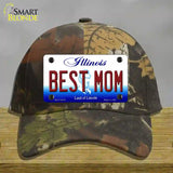 Best Mom Illinois Novelty License Plate Hat Cotton / Camoflauge