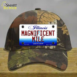 Magnificent Mile Illinois Novelty License Plate Hat Cotton / Camoflauge