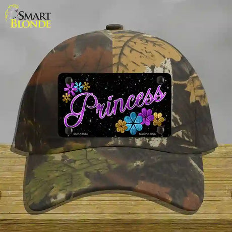 Princess Glitter Novelty License Plate Hat Cotton / Camoflauge