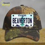 Beaverton Oregon Novelty License Plate Hat Cotton / Camoflauge