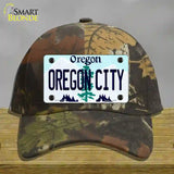 Oregon City Oregon Novelty License Plate Hat Cotton / Camoflauge