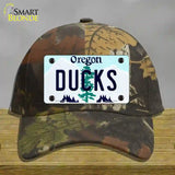 Ducks Oregon Novelty License Plate Hat Cotton / Camoflauge