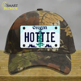 Hottie Oregon Novelty License Plate Hat Cotton / Camoflauge