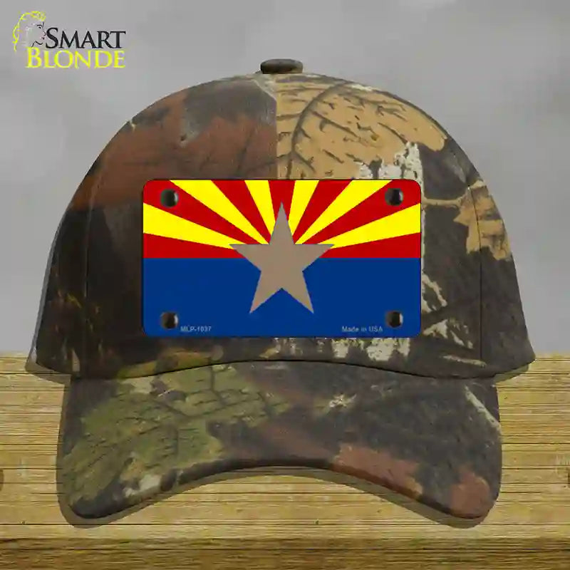 Arizona Big Star State Flag Novelty License Plate Hat Cotton / Camoflauge