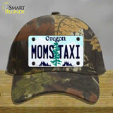 Moms Taxi Oregon Novelty License Plate Hat Cotton / Camoflauge