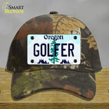 Golfer Oregon Novelty License Plate Hat Cotton / Camoflauge