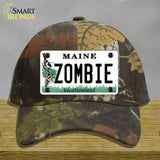 Zombie Maine Novelty License Plate Hat Cotton / Camoflauge