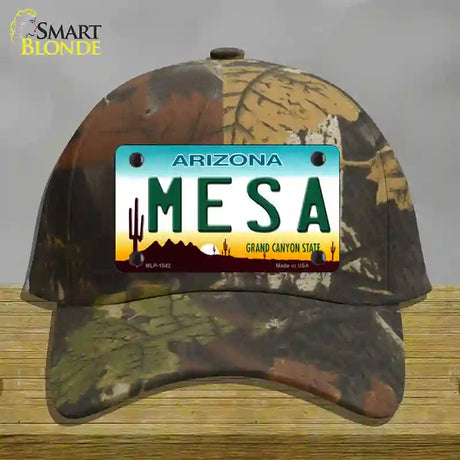 Mesa Arizona Novelty License Plate Hat Cotton / Camoflauge