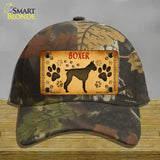 Boxer Novelty License Plate Hat Cotton / Camoflauge