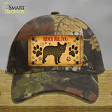 French Bulldog Novelty License Plate Hat Cotton / Camoflauge