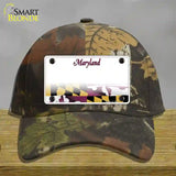 Maryland State Blank Novelty License Plate Hat Cotton / Camoflauge