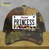 Princess Maryland Novelty License Plate Hat Cotton / Camoflauge