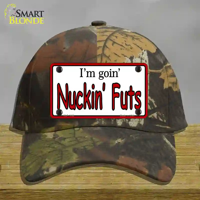 Im Goin Nuckin Futs Novelty License Plate Hat Cotton / Camoflauge