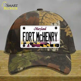 Fort McHenry Maryland Novelty License Plate Hat Cotton / Camoflauge