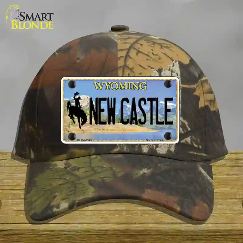 New Castle Wyoming Novelty License Plate Hat Cotton / Camoflauge