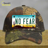 No Fear Arizona Novelty License Plate Hat Cotton / Camoflauge