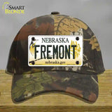 Fremont Nebraska Novelty License Plate Hat Cotton / Camoflauge