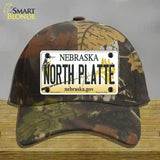 North Platte Nebraska Novelty License Plate Hat Cotton / Camoflauge