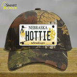 Hottie Nebraska Novelty License Plate Hat Cotton / Camoflauge