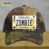 Zombie Nebraska Novelty License Plate Hat Cotton / Camoflauge