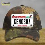 Kenosha Wisconsin Novelty License Plate Hat Cotton / Camoflauge