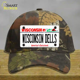 Wisconsin Dells Wisconsin Novelty License Plate Hat Cotton / Camoflauge