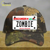 Zombie Wisconsin Novelty License Plate Hat Cotton / Camoflauge