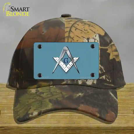 Masons Logo Novelty License Plate Hat Cotton / Camoflauge