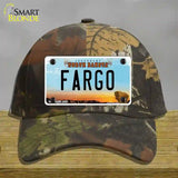 Fargo North Dakota Novelty License Plate Hat Cotton / Camoflauge