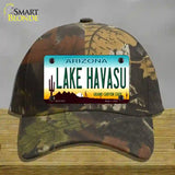 Lake Havasu Arizona Novelty License Plate Hat Cotton / Camoflauge