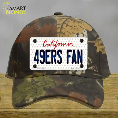 49ERS Fan California Novelty License Plate Hat Cotton / Camoflauge