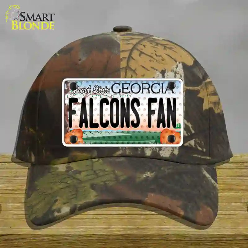 Falcons Fan Georgia Novelty License Plate Hat Cotton / Camoflauge