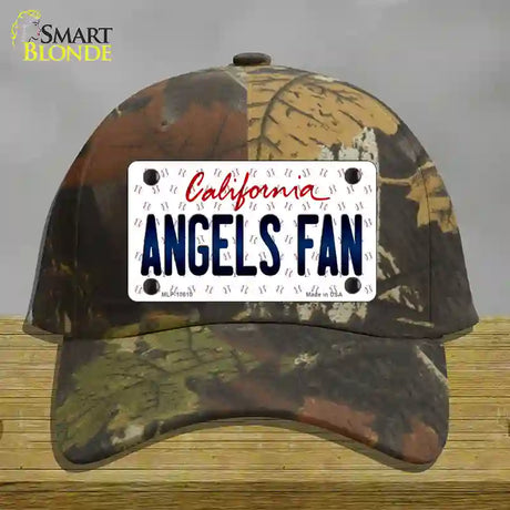 Angels Fan California Novelty License Plate Hat Cotton / Camoflauge