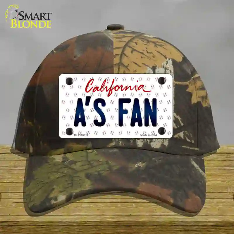 As Fan California Novelty License Plate Hat Cotton / Camoflauge