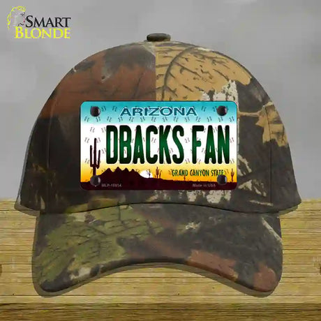 Dbacks Fan Arizona Novelty License Plate Hat Cotton / Camoflauge