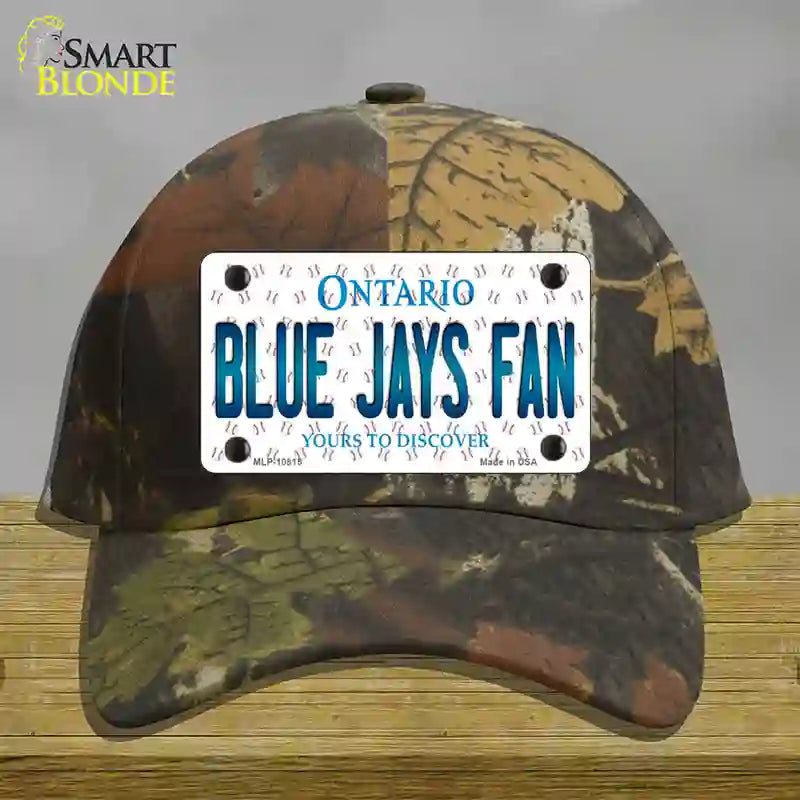 Blue Jays Fan Ontario Novelty License Plate Hat Cotton / Camoflauge