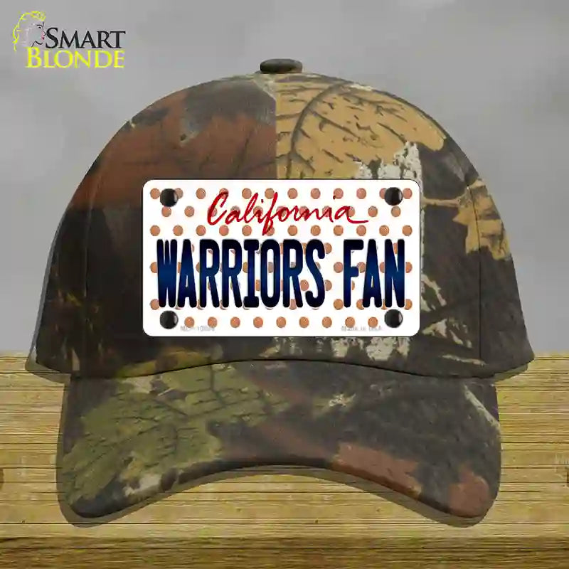 Warriors Fan California Novelty License Plate Hat Cotton / Camoflauge