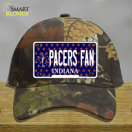 Pacers Fan Indiana Novelty License Plate Hat Cotton / Camoflauge