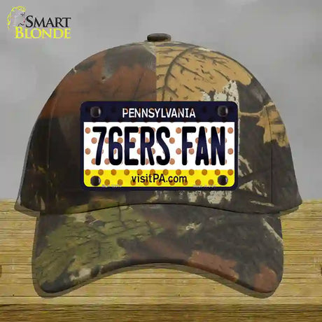 76ers Fan Pennsylvania Novelty License Plate Hat Cotton / Camoflauge