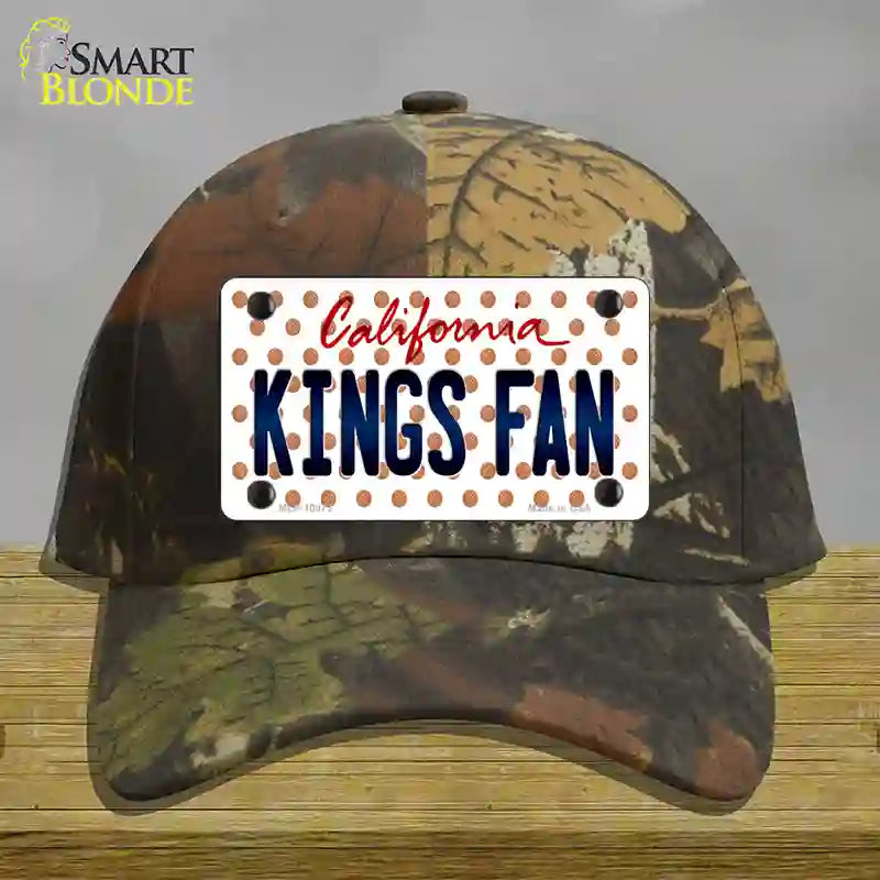 California Kings Fan Novelty License Plate Hat Cotton / Camoflauge