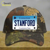 Stamford Connecticut Novelty License Plate Hat Cotton / Camoflauge