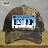 Best Mom Connecticut Novelty License Plate Hat Cotton / Camoflauge