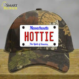 Hottie Massachusetts Novelty License Plate Hat Cotton / Camoflauge