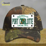 Port Charlotte Florida Novelty License Plate Hat Cotton / Camoflauge