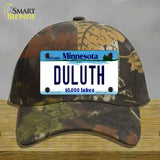 Duluth Minnesota State Novelty License Plate Hat Cotton / Camoflauge