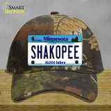 Shakopee Minnesota State Novelty License Plate Hat Cotton / Camoflauge