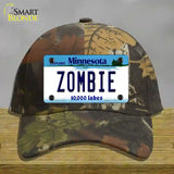 Zombie Minnesota State Novelty License Plate Hat Cotton / Camoflauge